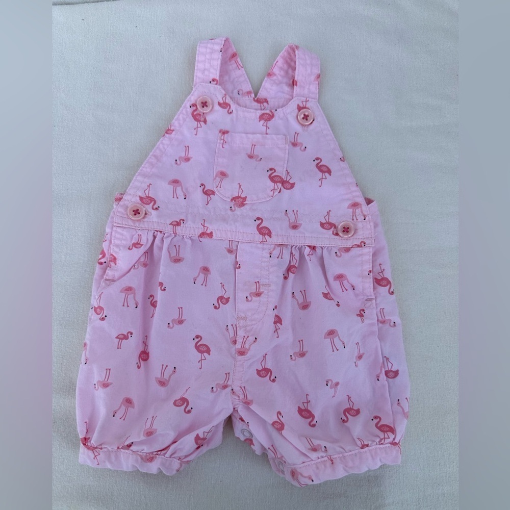 Carter's Pink and Yellow Diaper Covers Accessories Lot of 2 #A1 - Picture 3 of 8